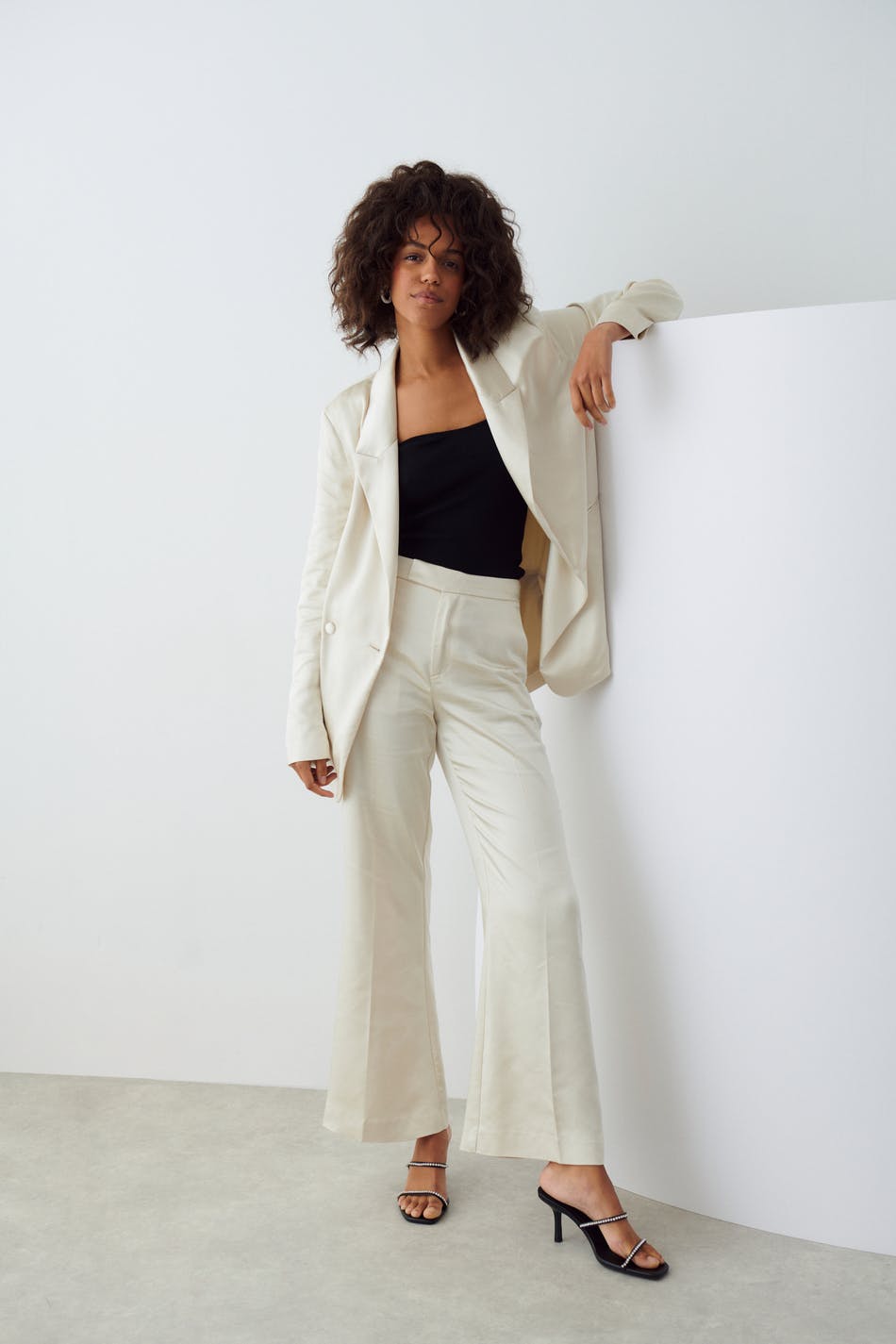 Sussi satin trousers