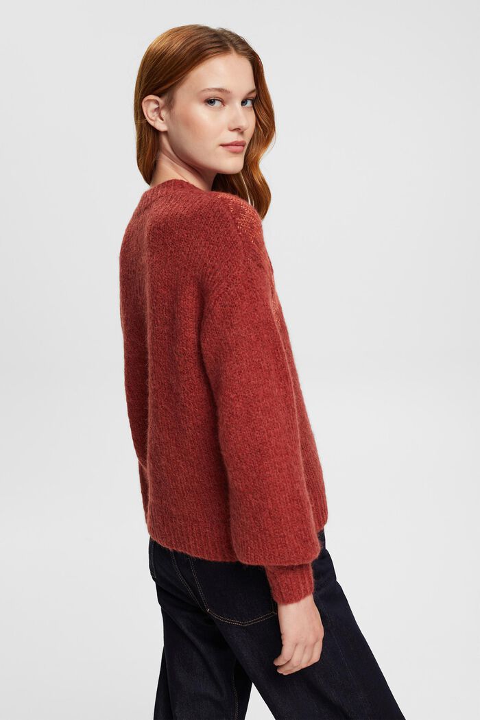 CURVY Strickpullover aus Wollmix