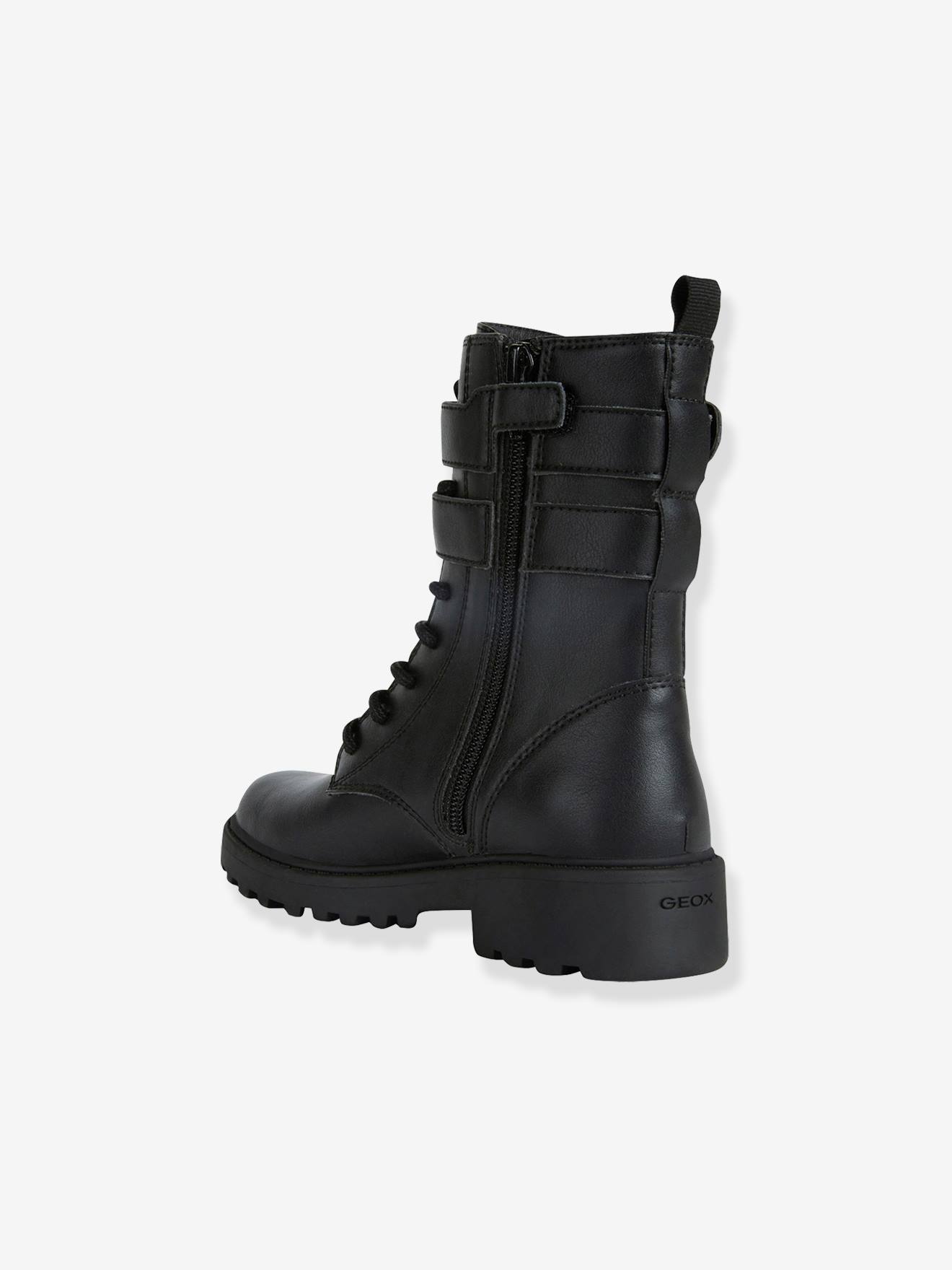 Geox Hohe Mädchen Schnürboots CASEY GEOX - schwarz
