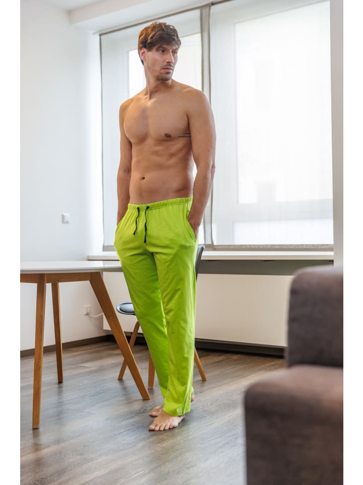 Haasis Bodywear Pyjamahose in lime günstig kaufen
