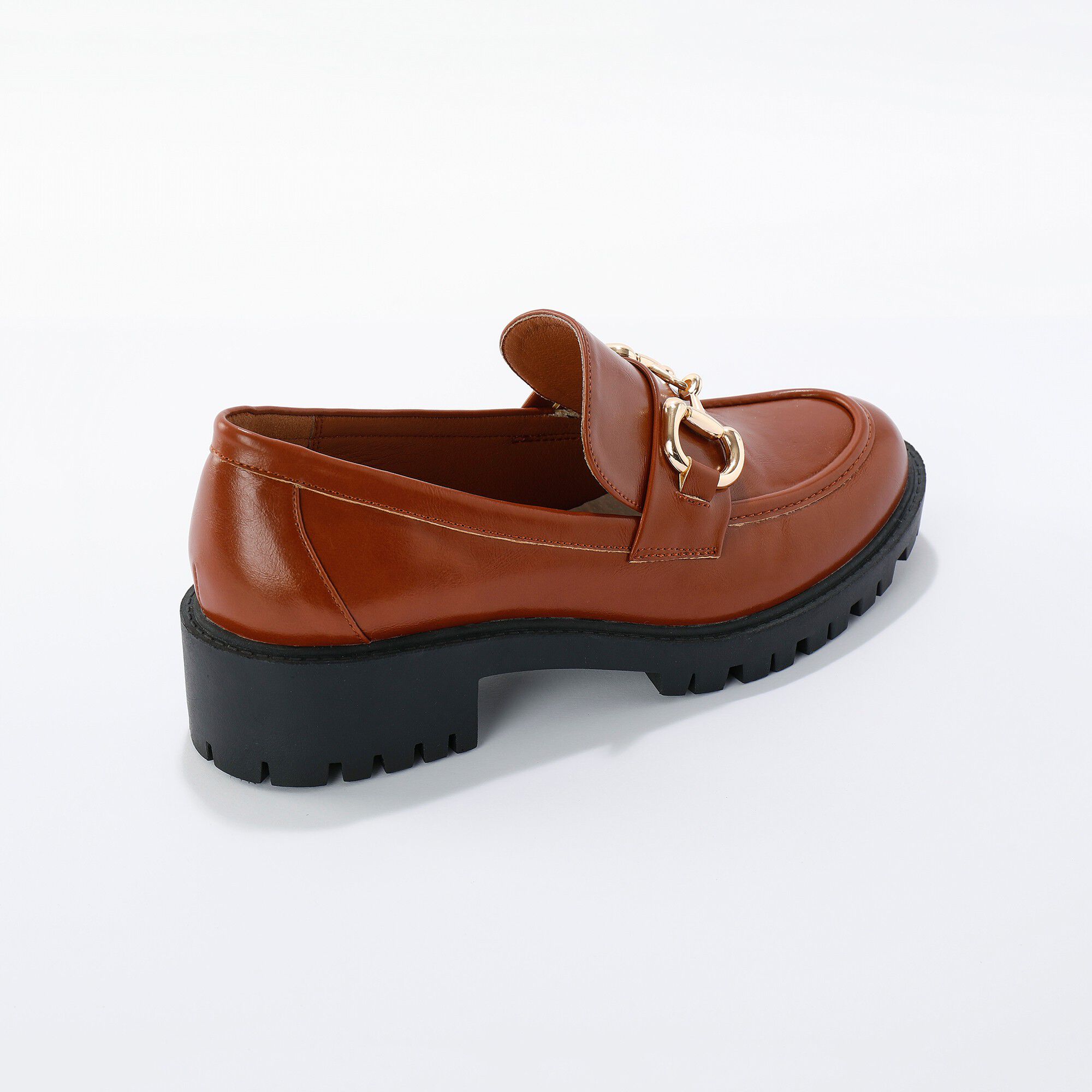 Mocassins mors fantaisie, semelle crantée