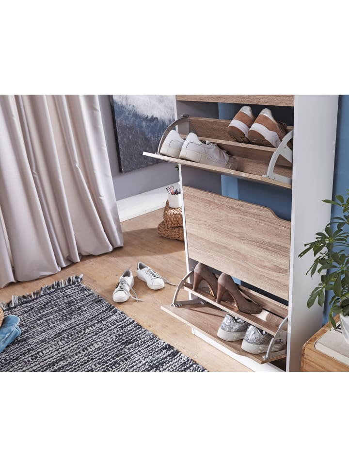 KADIMA DESIGN Schuhschrank | 150cm, 4 Fächer, Klappbar, 24 Paar günstig kaufen onesize