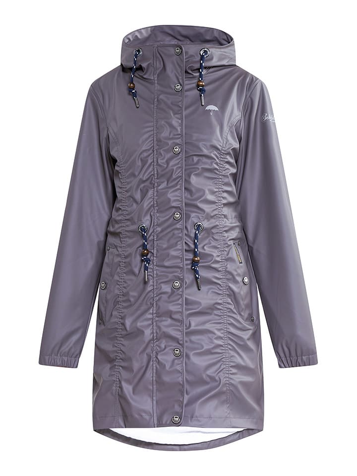 Schmuddelwedda Regenparka in Grau günstig kaufen