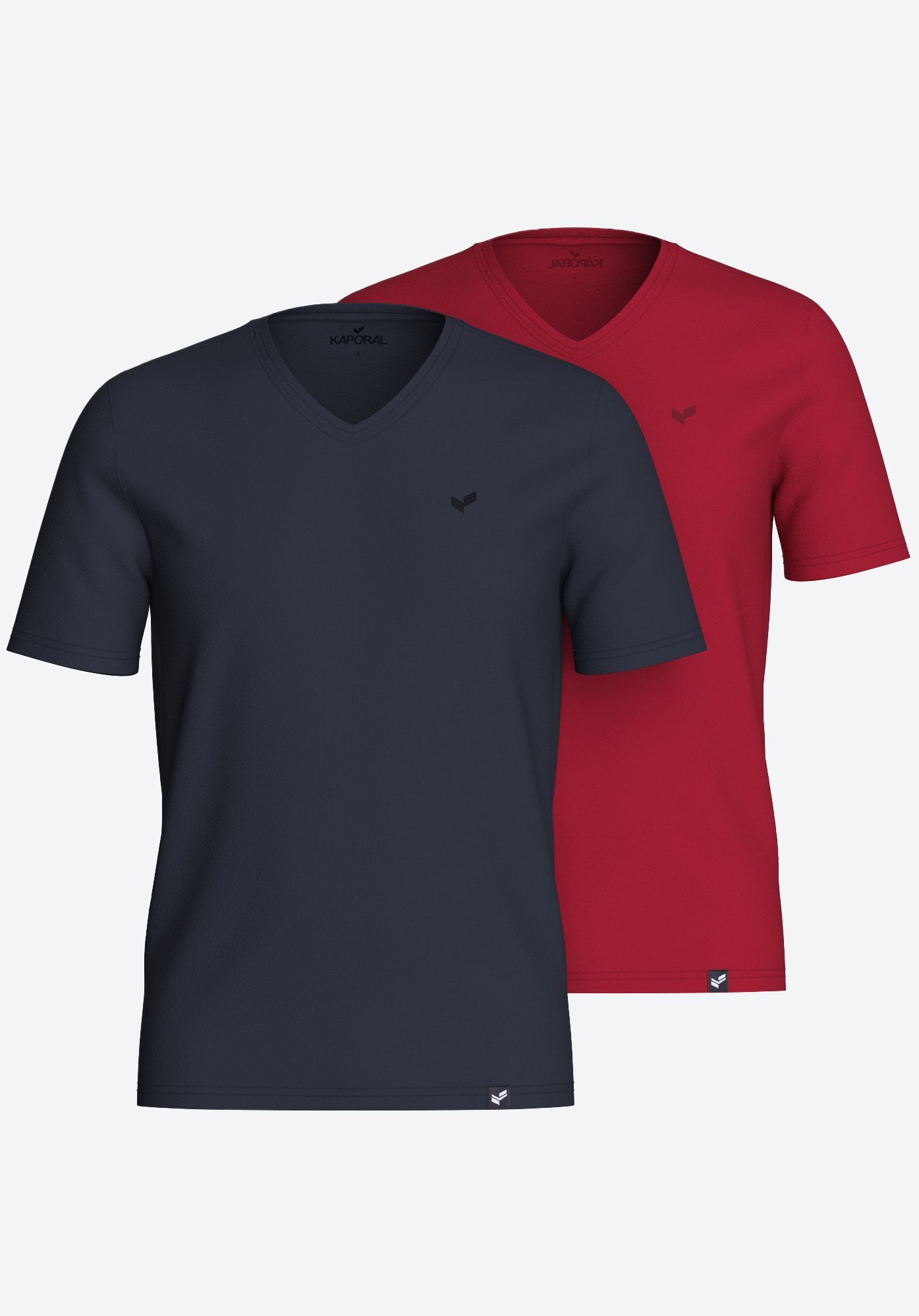 GIFT   Coffret de 2 t-shirts slim bleu et rouge Homme