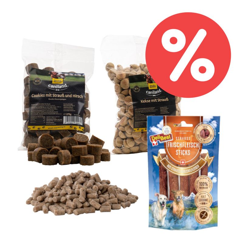 Mix-Sparpaket Straußen Snacks