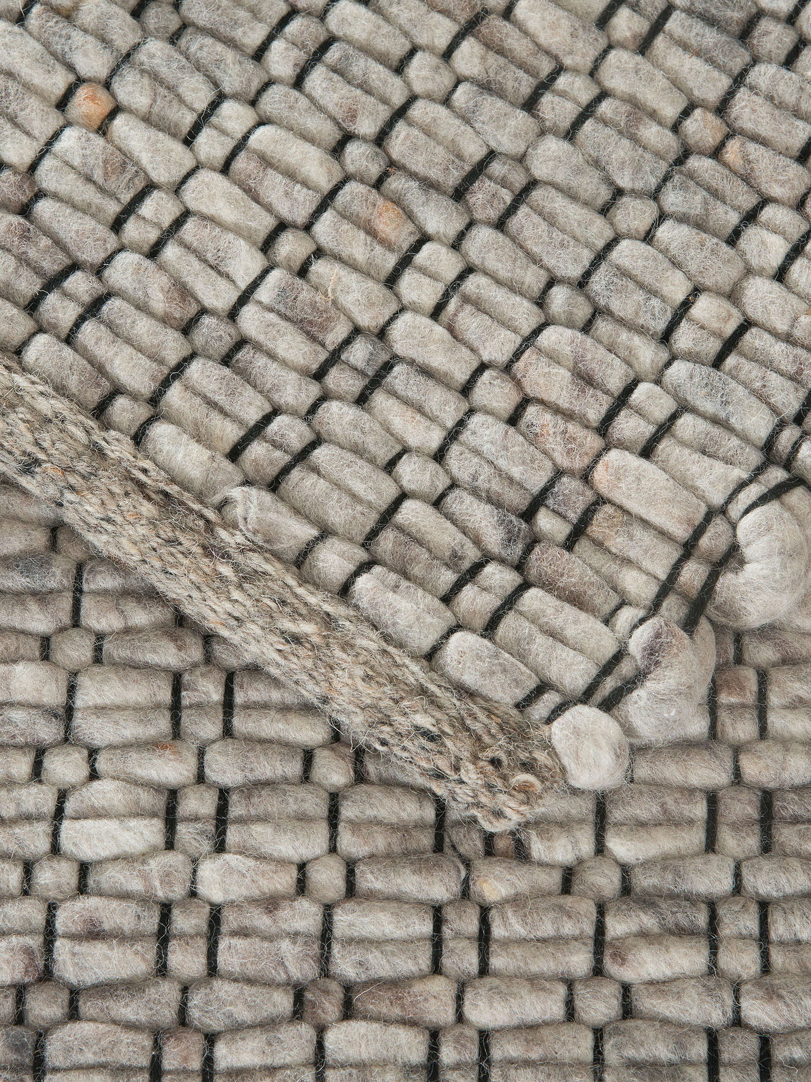 Toftlund Woll-Teppich, Grey