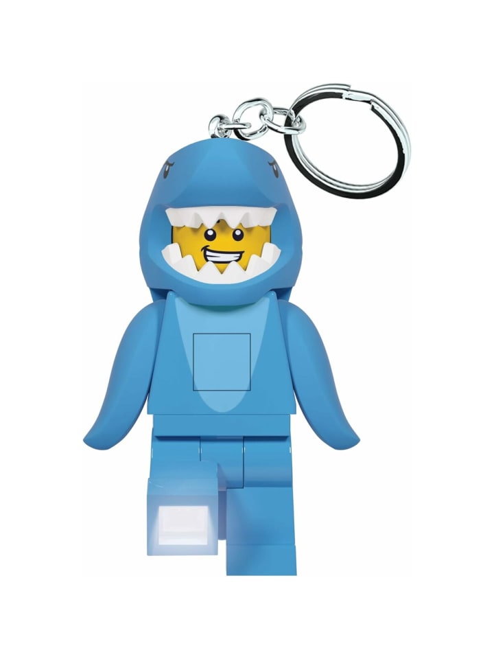 LEGO Schlüsselanhänger mit LED-Taschenlampe Spielzeuggeschenke in Blau günstig kaufen 76