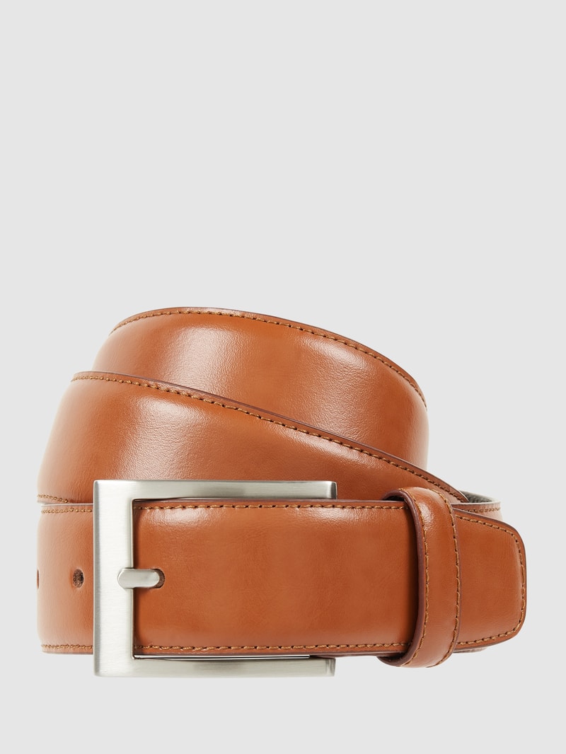 Gürtel aus Leder in cognac