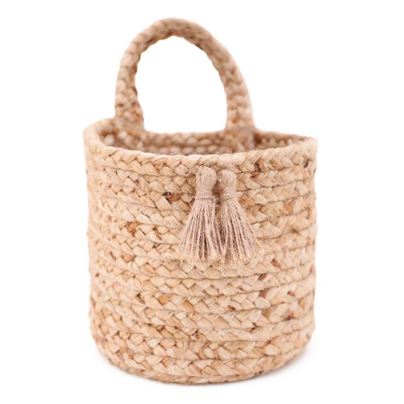 Panier de rangement jute 20x20cm OSLO