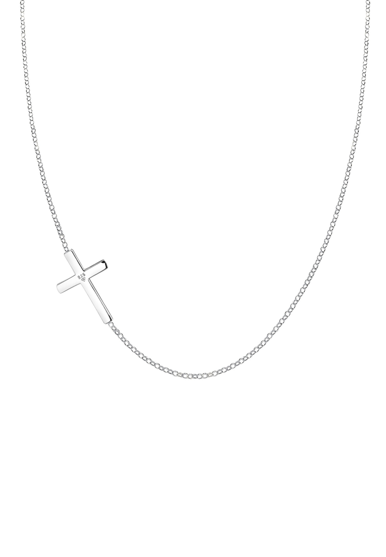 Elli Halskette Trend Kreuz Symbol Glaube Religion 925 Silber
