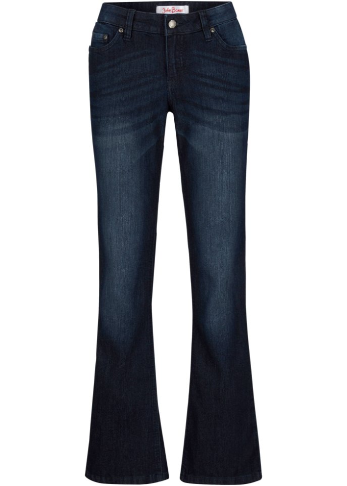 Komfort-Stretch-Jeans Bootcut