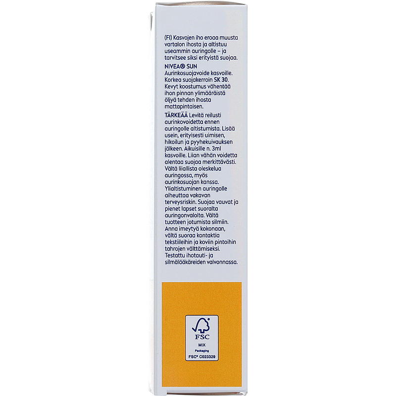 Nivea Nivea Sun face SPF 30 shine control, 50 ml