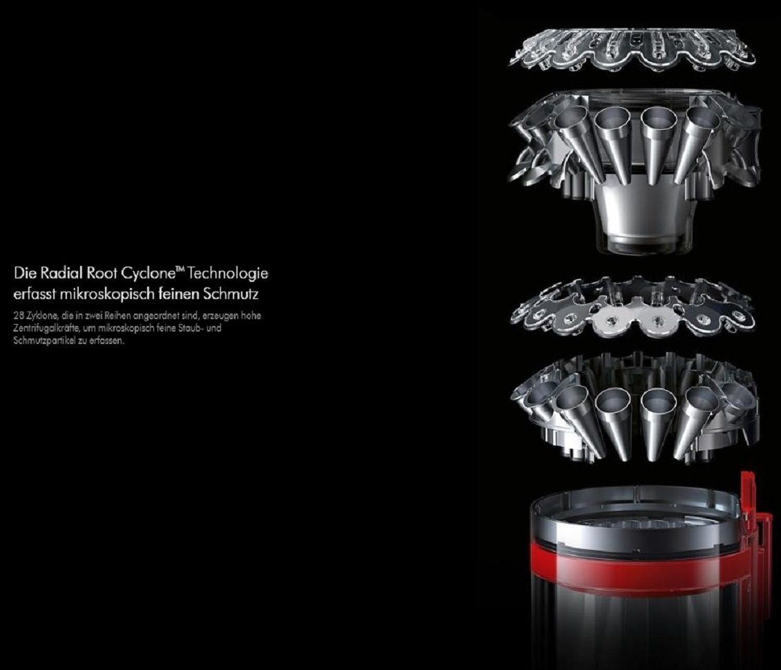 DYSON Bodenstaubsauger Big Ball Parquet 2 Staubsauger Beutellos, inkl. 4 Düsen, Boden, Beutellos, Bodenstaubsauger ohne Beutel Handstaubsauger
