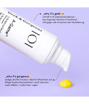 Geek & Gorgeous 101 A-Game - 10 0.1% Retinal Serum Gesichtsserum-30 ml