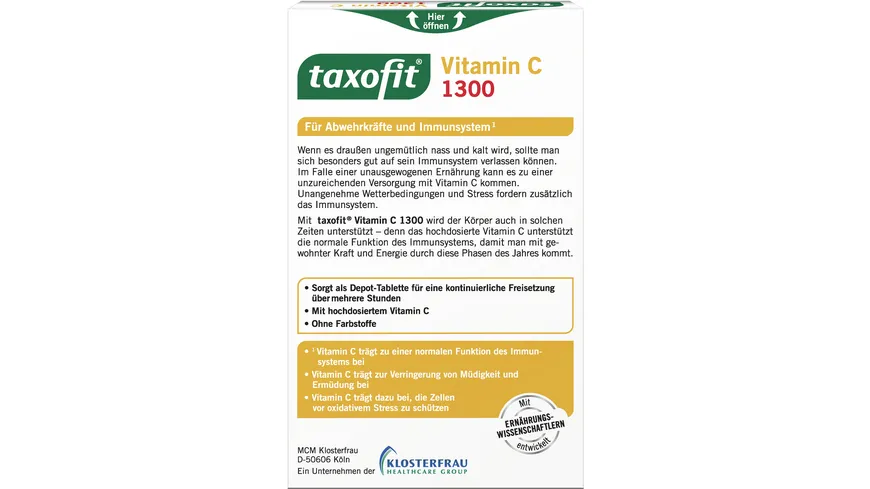 Taxofit Vitamin C 1200