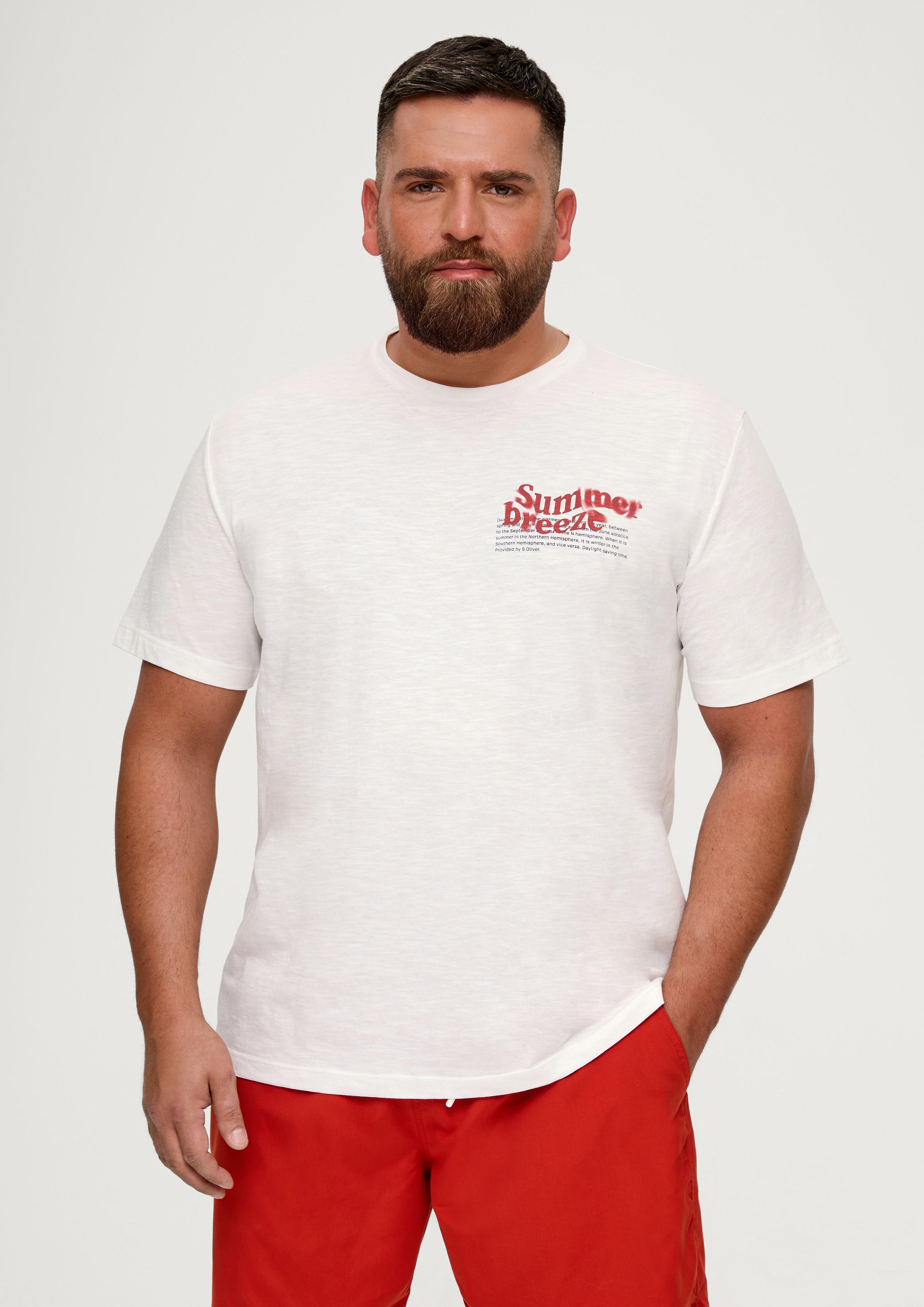 T-Shirt mit Frontprint  2135631-01D2