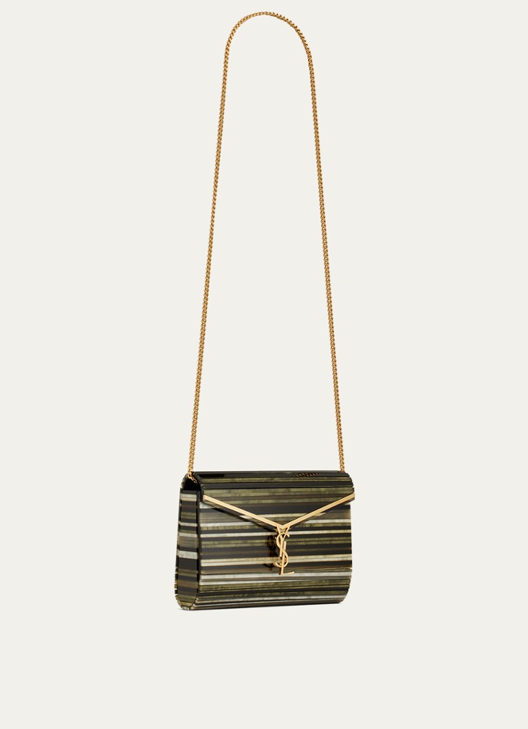 Miniaudiere Vicky de Saint Laurent din plexiglas