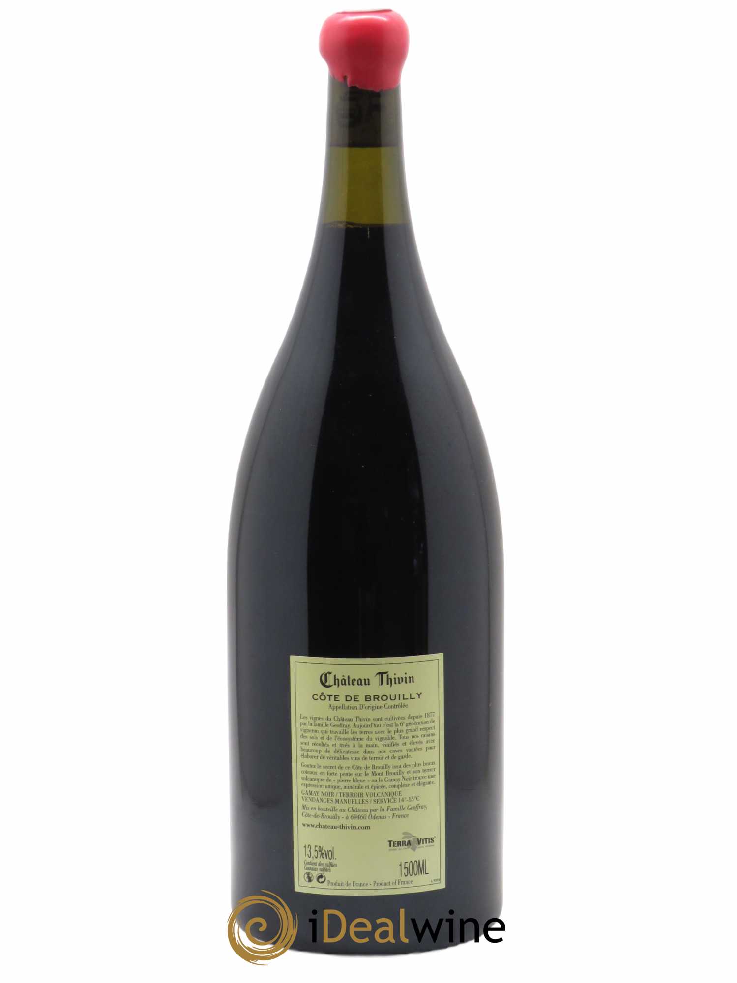 Côte de Brouilly Les 7 Vignes Château Thivin  2020 - Lot de 1 Magnum