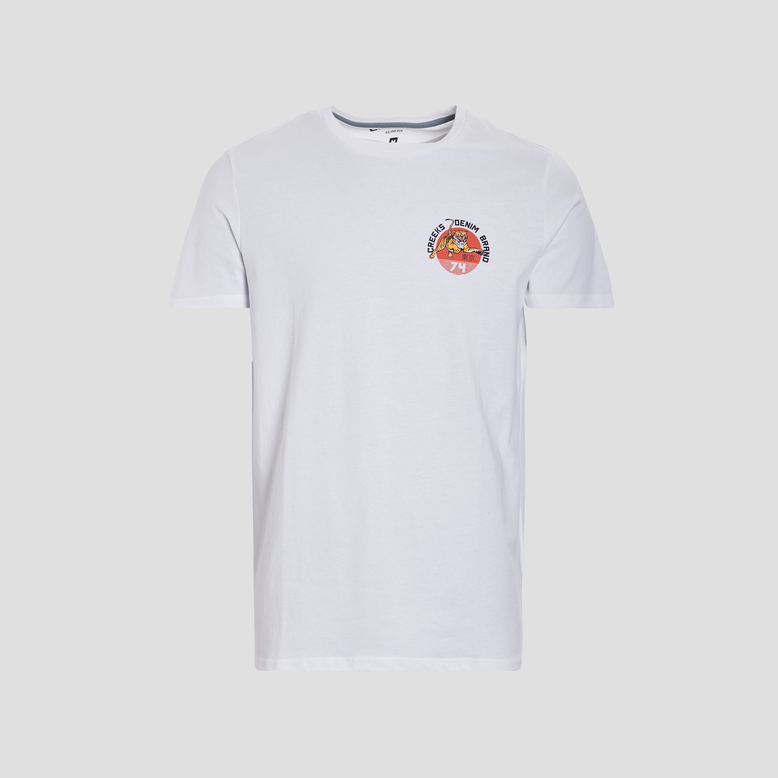 T-shirt manches courtes Creeks blanc homme | La Halle