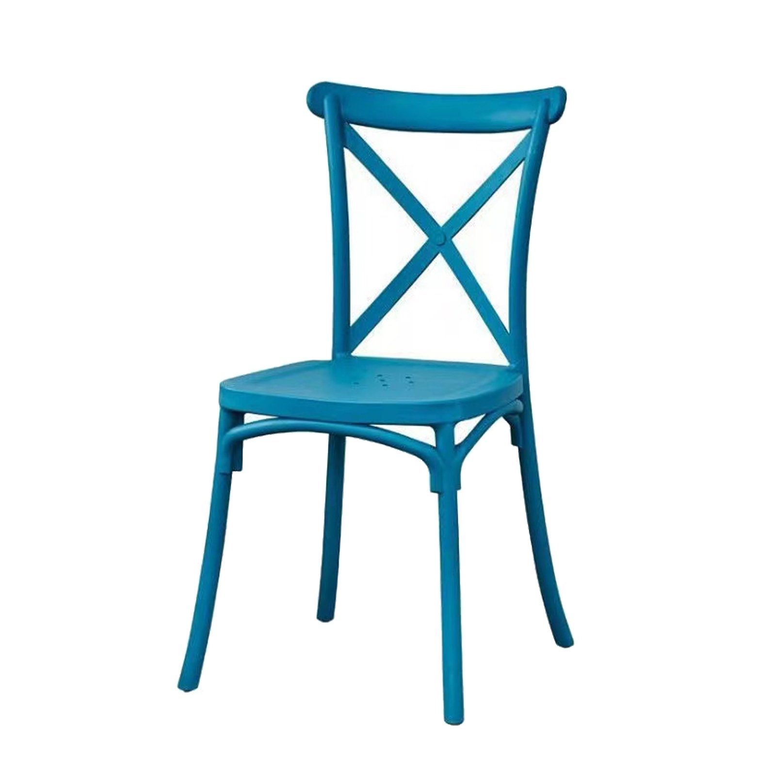 HTI-Living Stapelstuhl Stuhl Bryne Blau 20 er Set (Stück, 20 St), Stapelstuhl Bistrostuhl Esszimmerstuhl Küchenstuhl Gartenstuhl