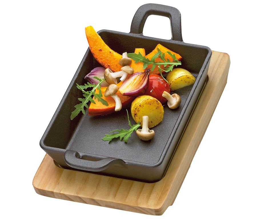 Küchenprofi Servierpfanne Schwarz 20,5 x 12,5