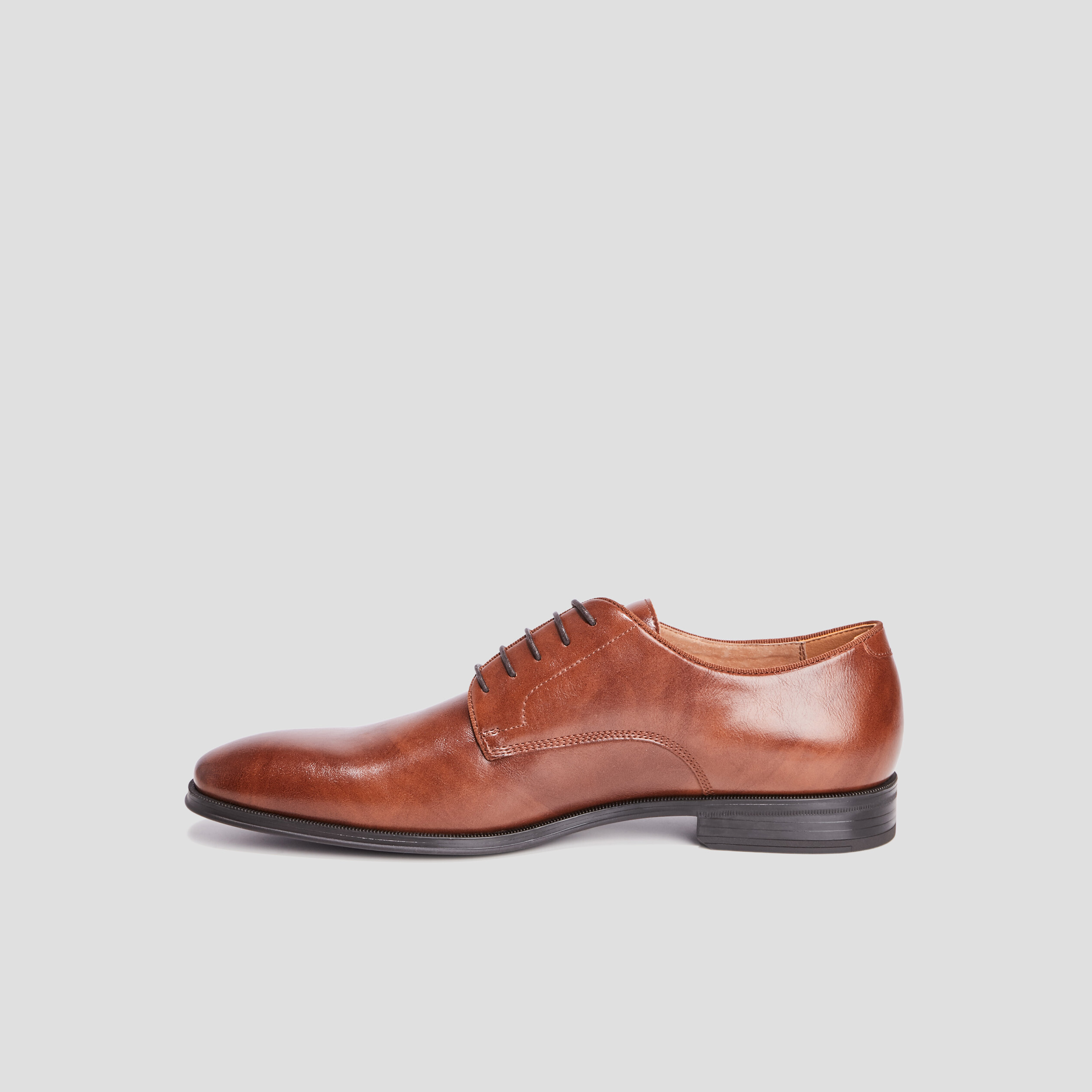 Derbies à lacets marron cognac homme | La Halle