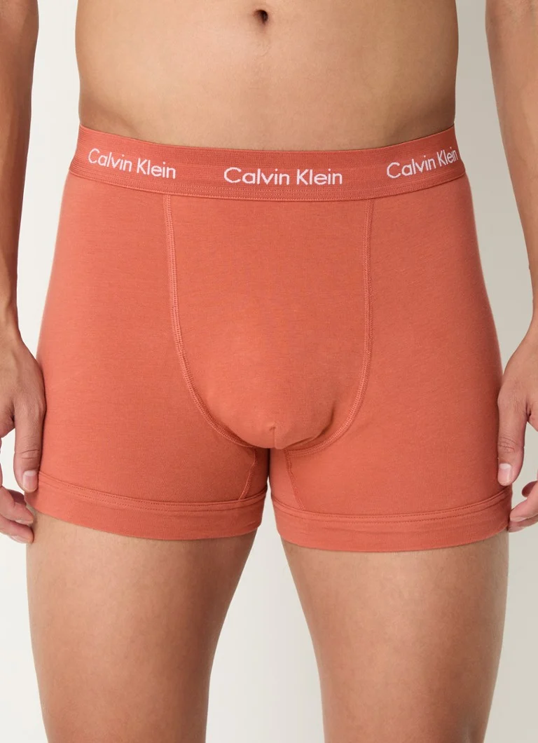 Calvin Klein pamučne rastezljive bokserice s logom u struku, pakiranje od 3 komada