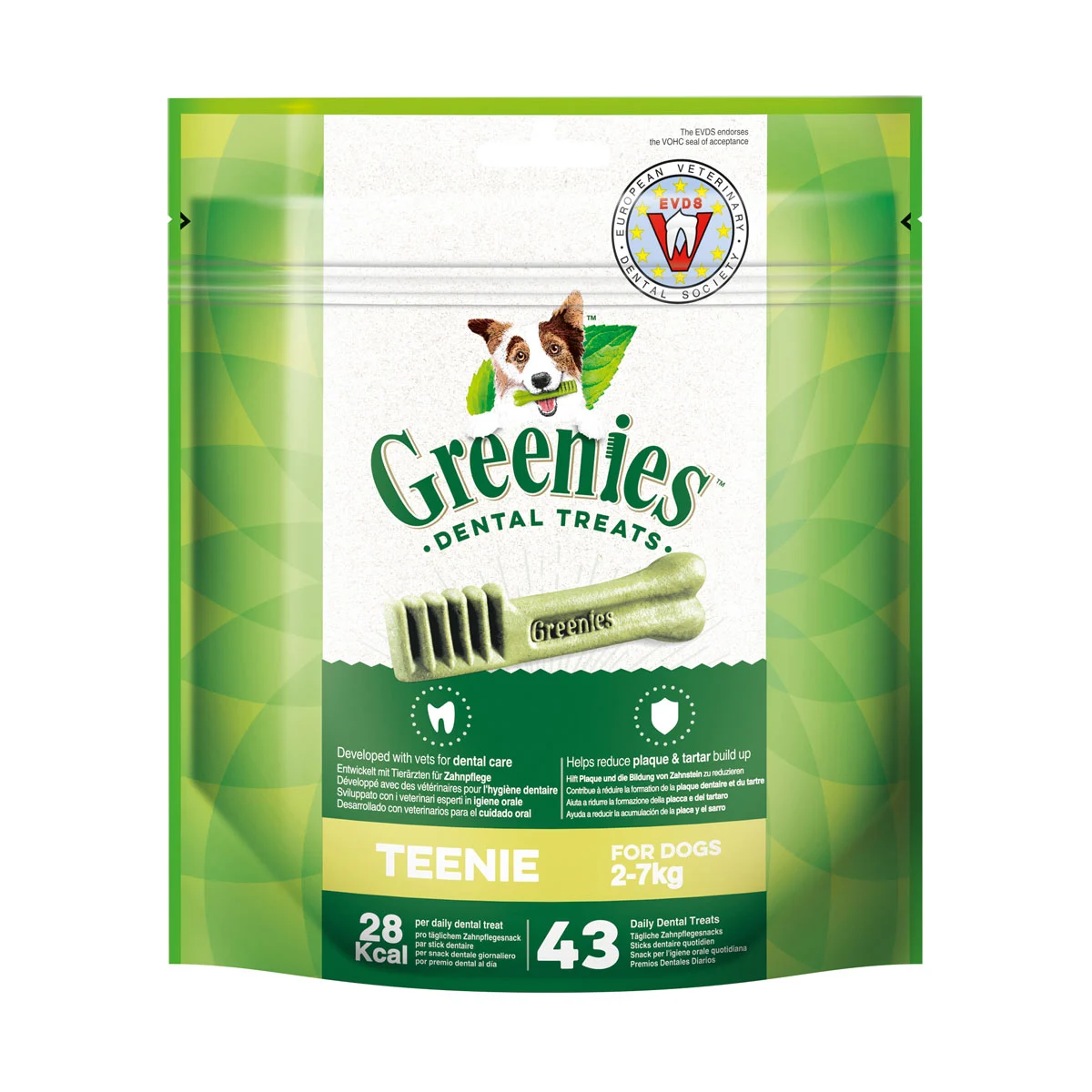 Greenies Teenie Zahnpflegesnacks für Hunde von 2-7kg bei ZooRoyal