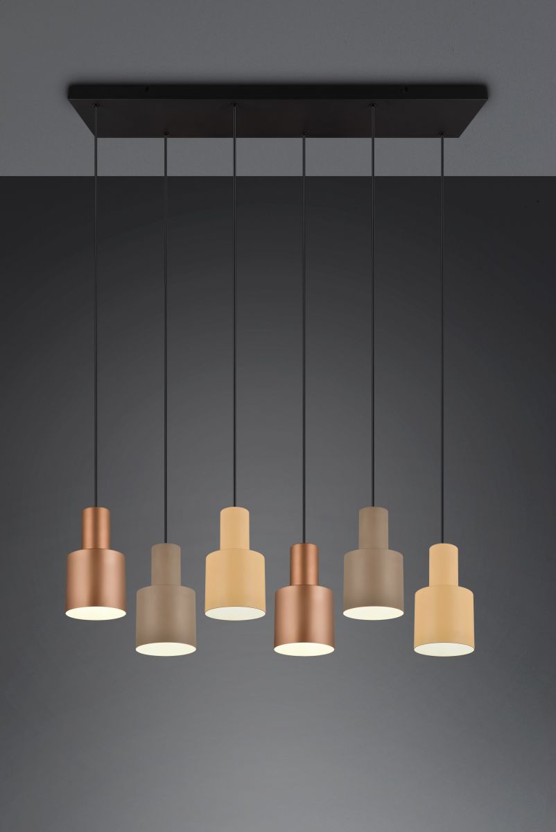 Trendhopper 6-flg Pendelleuchte Adinda