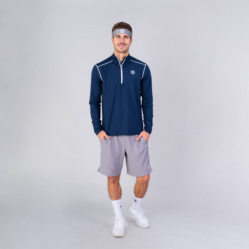 BIDI BADU Zac Tech Longsleeve Tennisshirt Herren