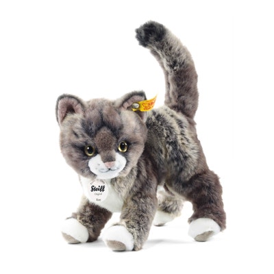 Kitty Katze, 25 cm, hellgrau