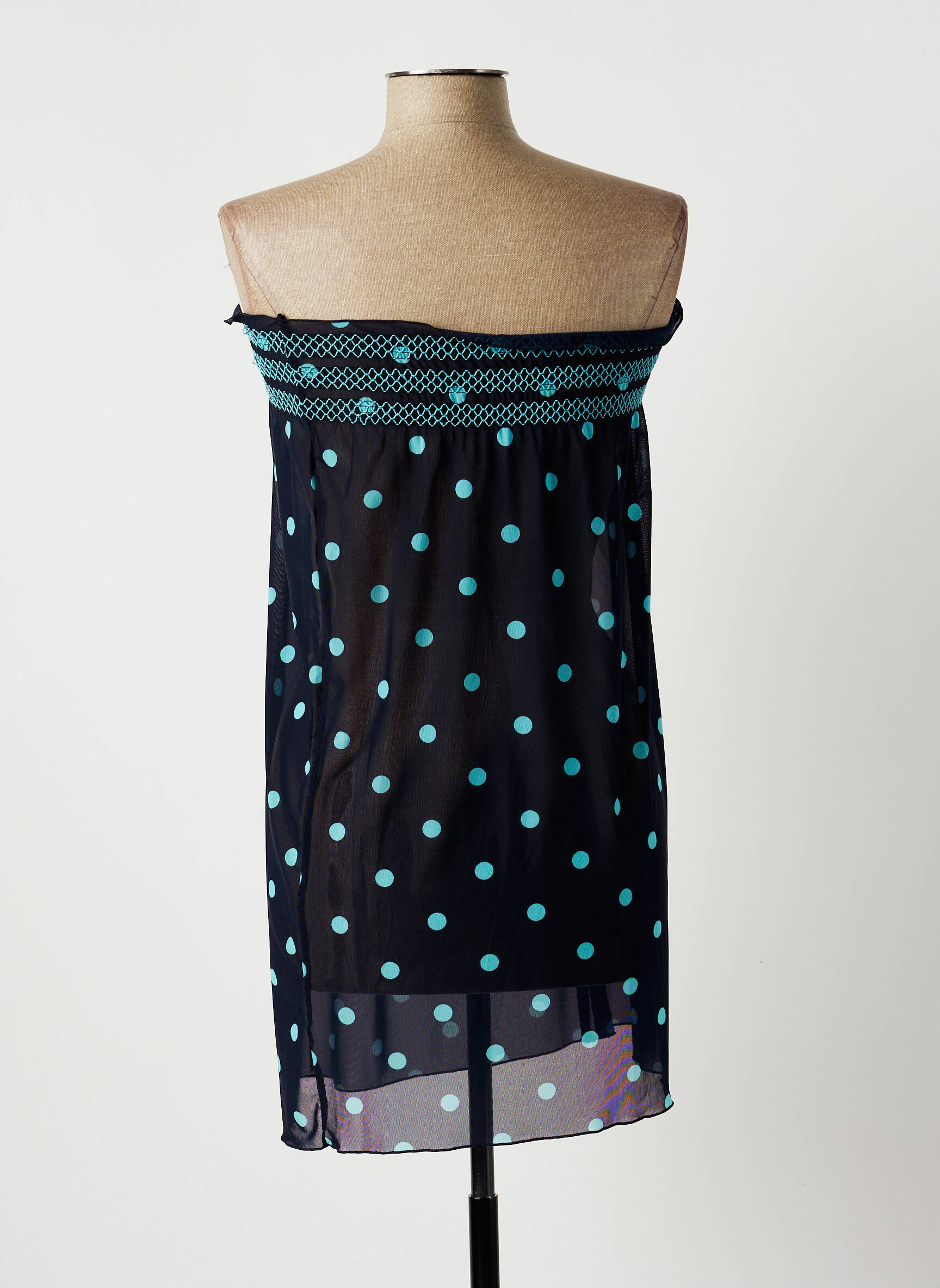 Rose Pomme Tuniquesansmanche Femme couleur bleu