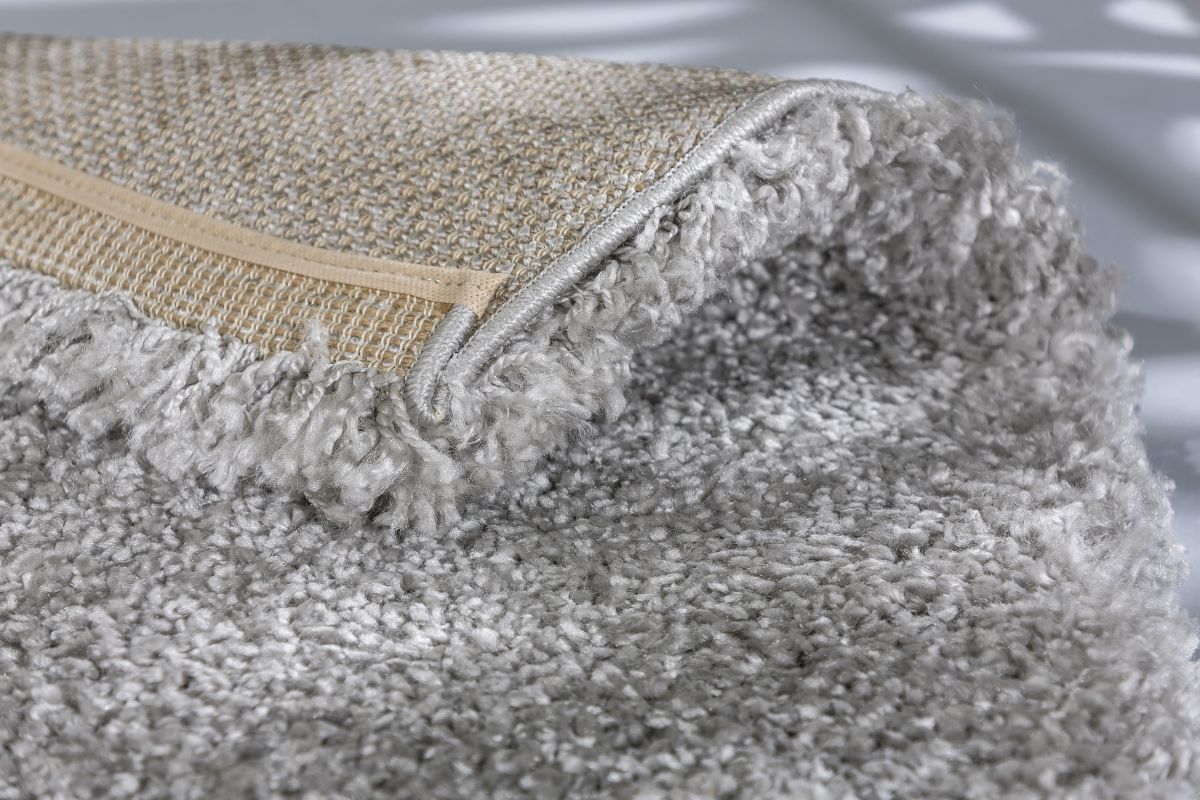 Schöner Wohnen Webteppich Savage silber 67x130