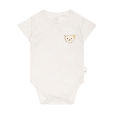 Wickelbody kurzarm GOTS, beige