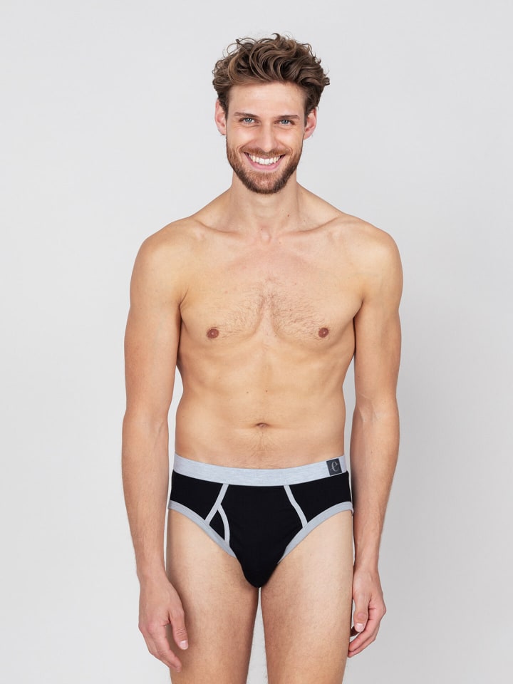 Erlich Textil  Slip THEO in schwarz günstig kaufen