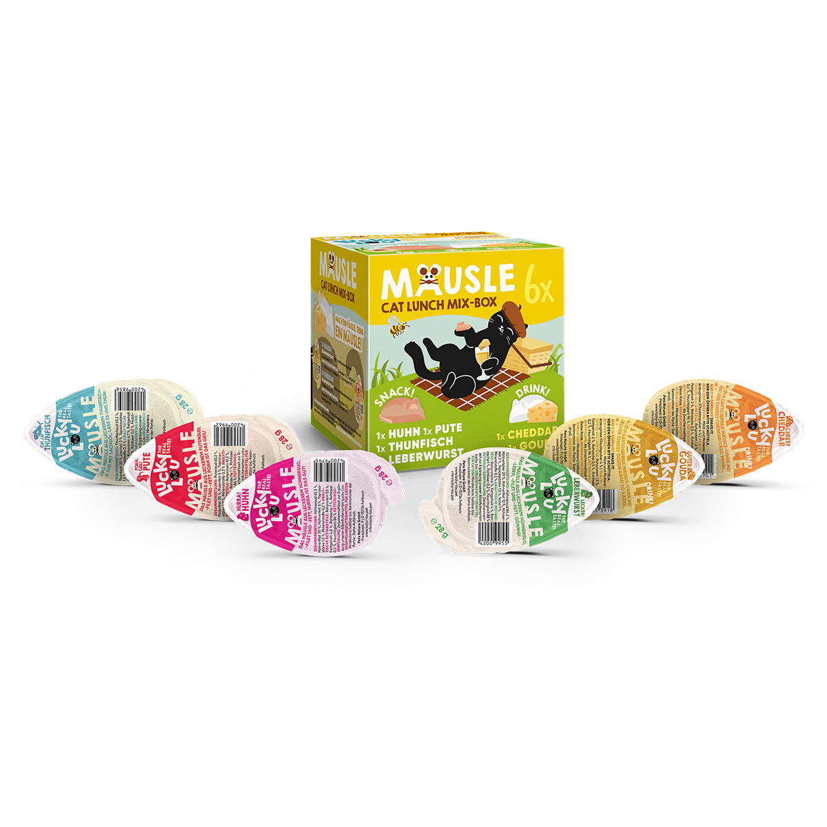 Lucky Lou Mäusle 6er Multipack 6x28g günstig kaufen