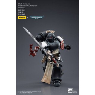 Warhammer 40k Actionfigur: Black Templars The Emperors Champion Rolantus