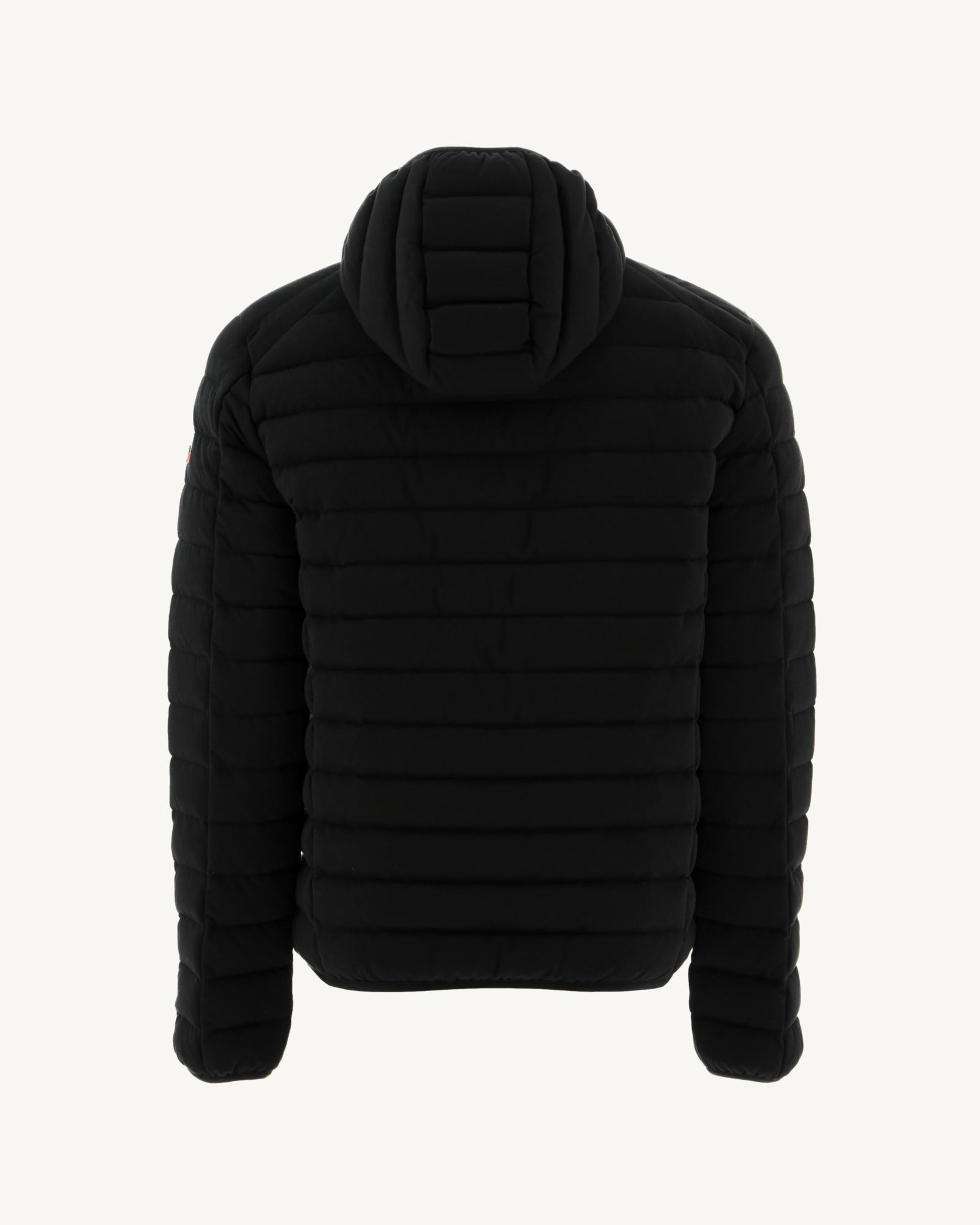 Doudoune jersey à capuche Noir Nico