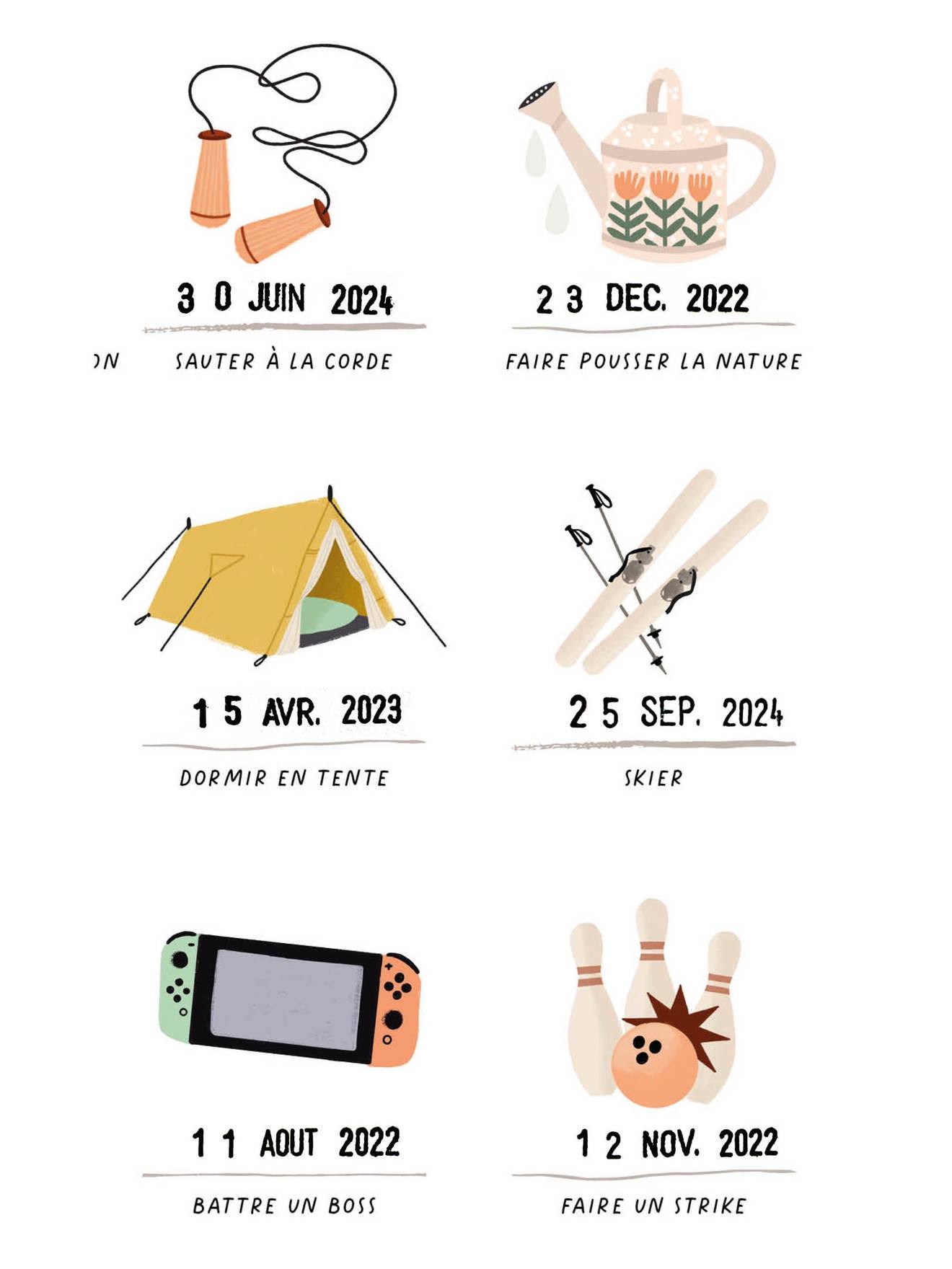 Affiche Moi je sais LES PETITES DATES blanc