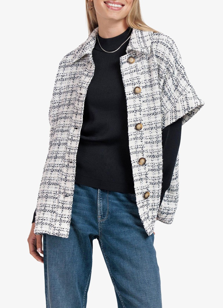 Blouse oversize Norah de Studio Anneloes, aspect tweed