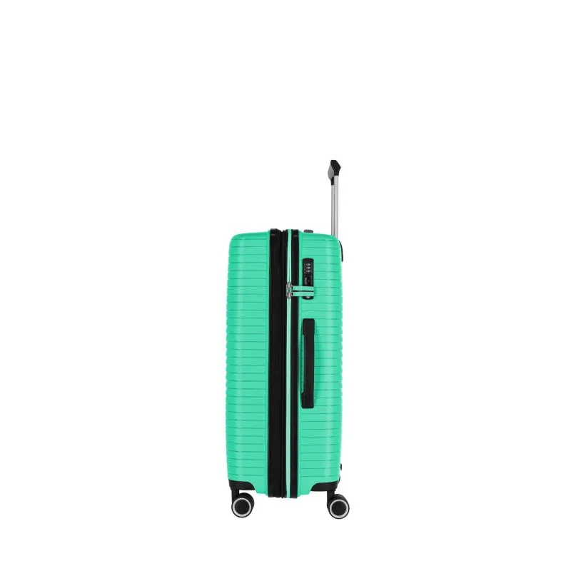 Travelite ORBITA Trolley M (67cm) mit 4 Rollen - Grün