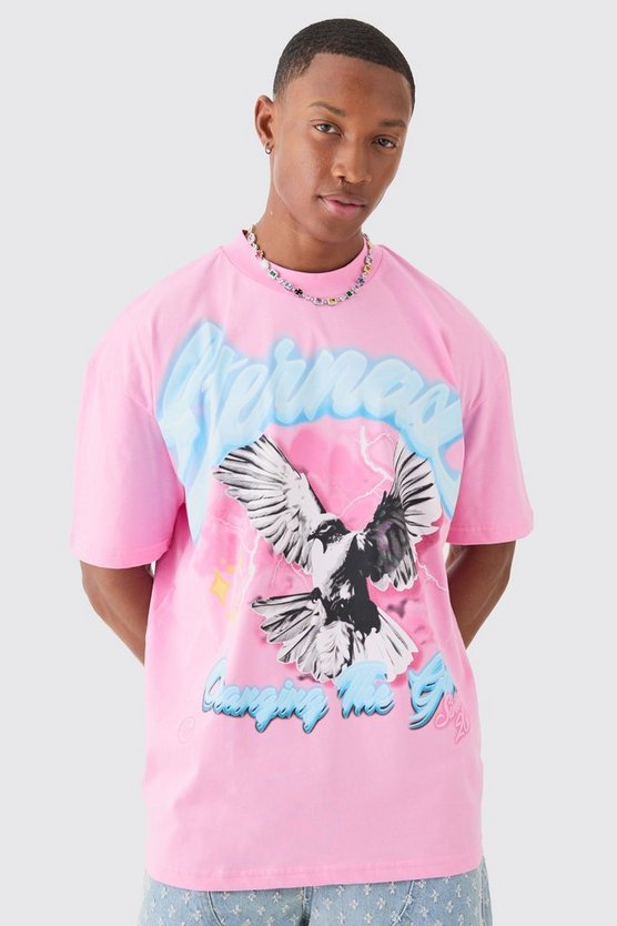 Oversize T-Shirt mit Print
