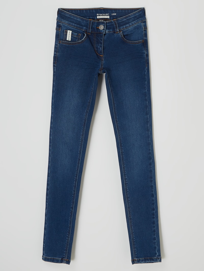 Skinny Fit Jeans mit Stretch-Anteil Modell 'Lissie' in jeans