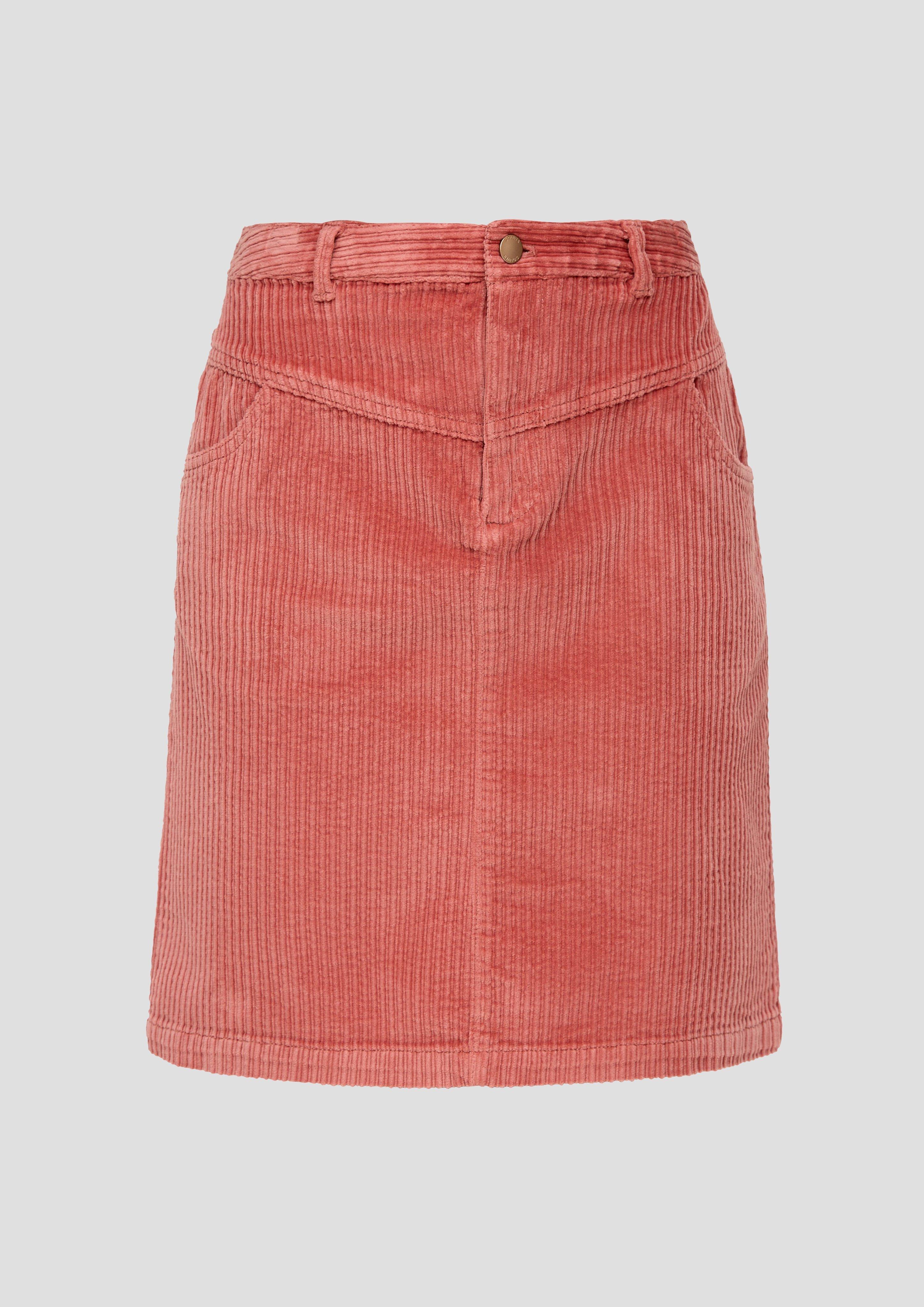 Cordrock aus Baumwollstretch  2136272-2074