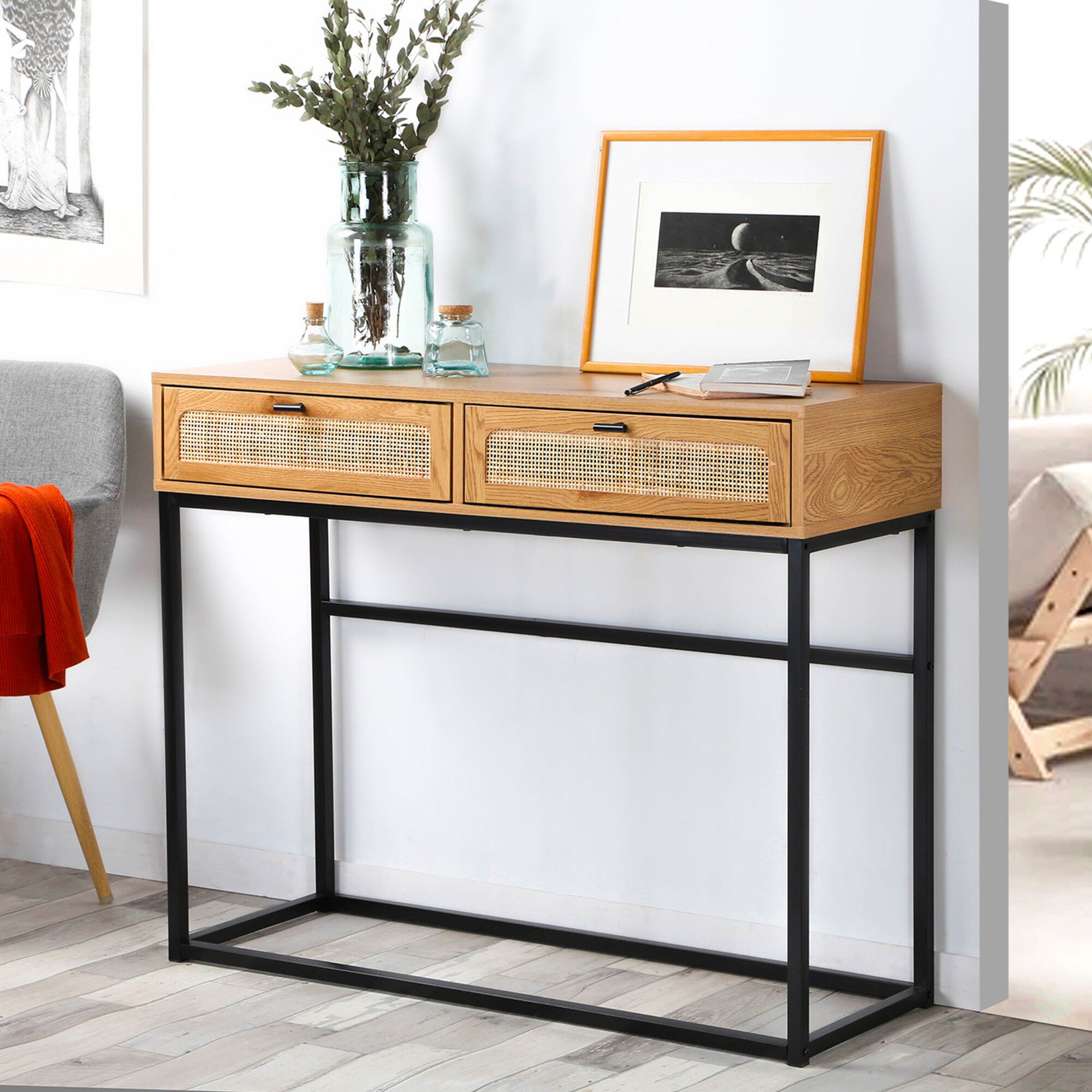 Console WICKOOD 2 tiroirs