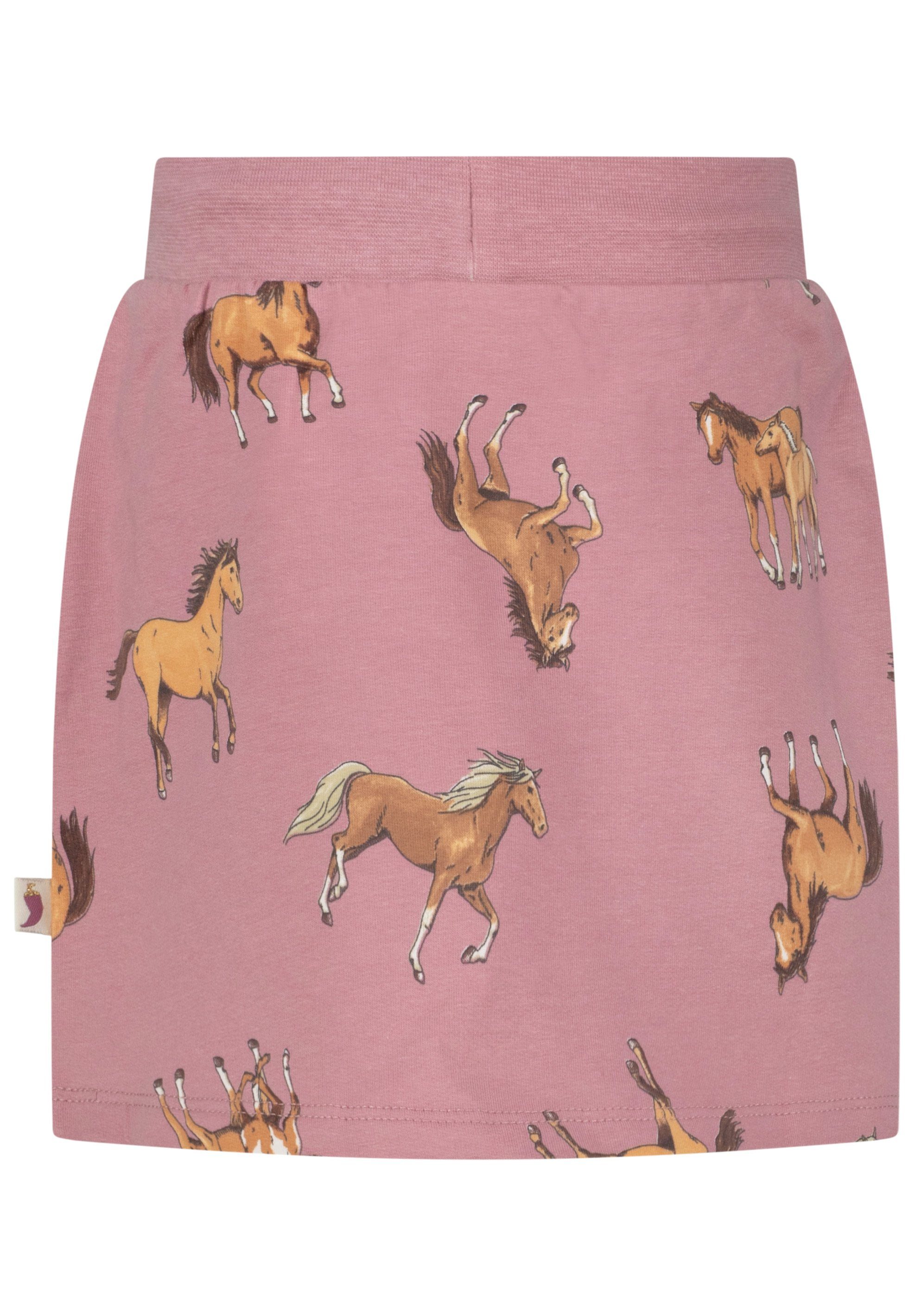 SALT AND PEPPER Midirock Girls Skirt Horses AOP (1-tlg)