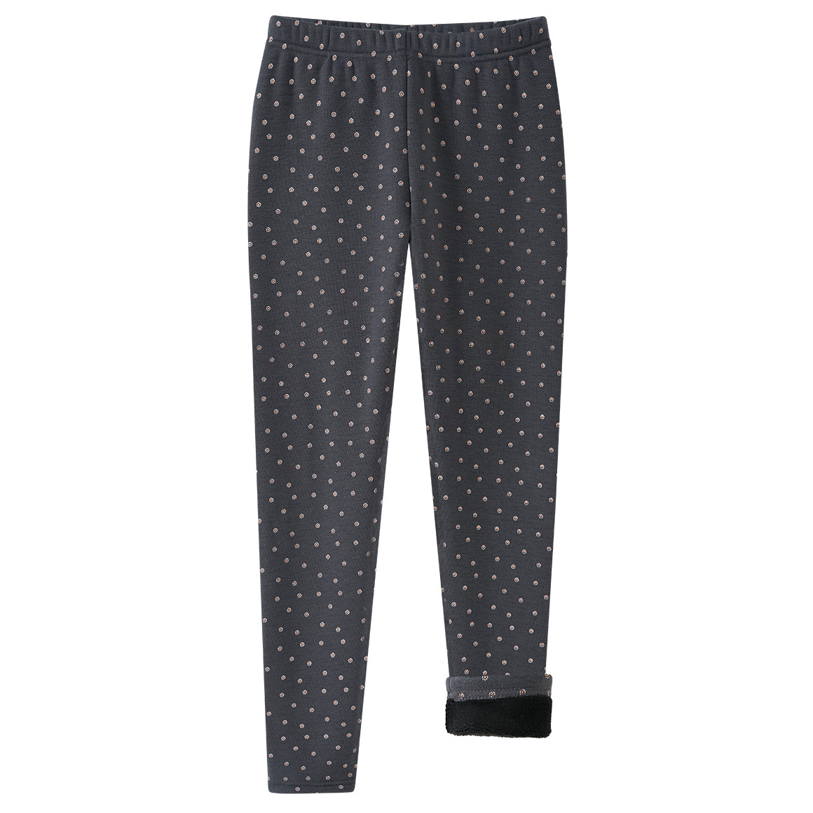 Mädchen Thermo-Leggings mit Blümchen-Allover