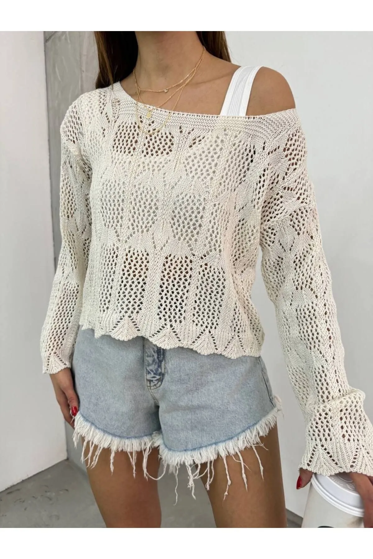 BİKELİFE  Bluse - Beige - Regular Fit