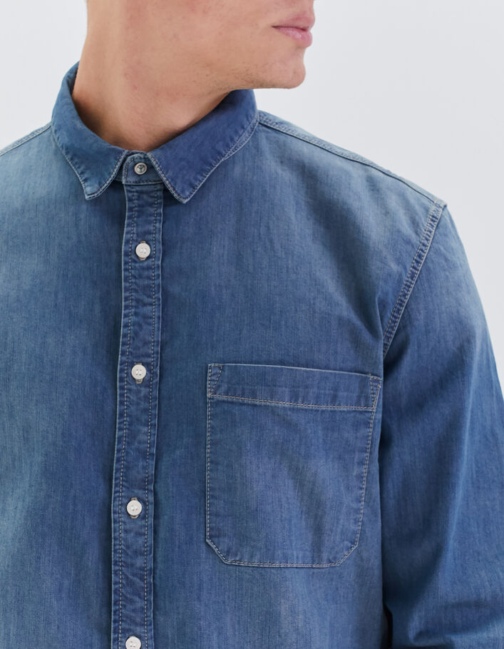 Chemise en jean REGULAR indigo Homme