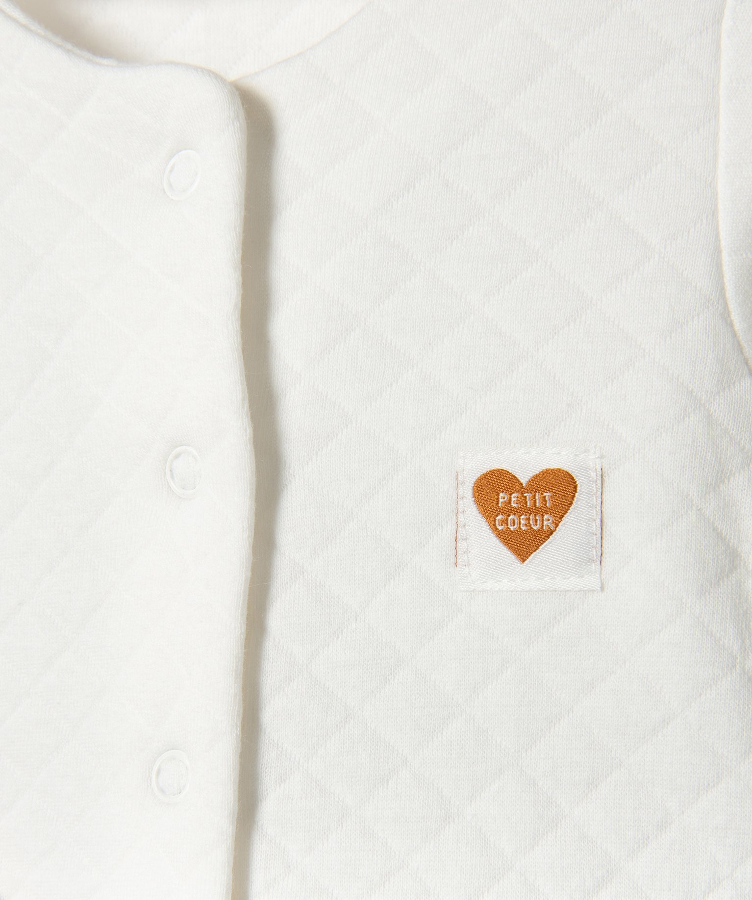 Ensemble layette fille 3 pièces blanc | GEMO